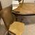 Oval dinning room table set with five chairs 4 thumbnail