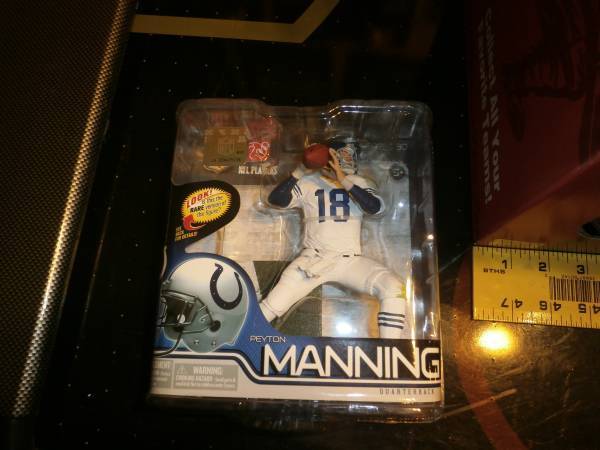COLTS PEYTON MANNING VARIANT CHASE Throwback McFarlane figure $30 1