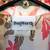 Ladies Blouse, short sleeve, size M, flowers and butterflies 5 thumbnail