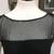 Vintage 1950's "Elinor Gay Original" Black Taffeta & Chiffon Dress 4 thumbnail