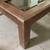 Coffee table, beveled glass inserts, copper color 2 thumbnail