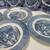 Vintage Blue and White Transferware Plates Large Lot 4 thumbnail