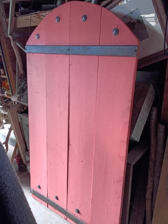 Wooden solid  gate door 1