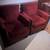 Red plush armchairs 3 thumbnail