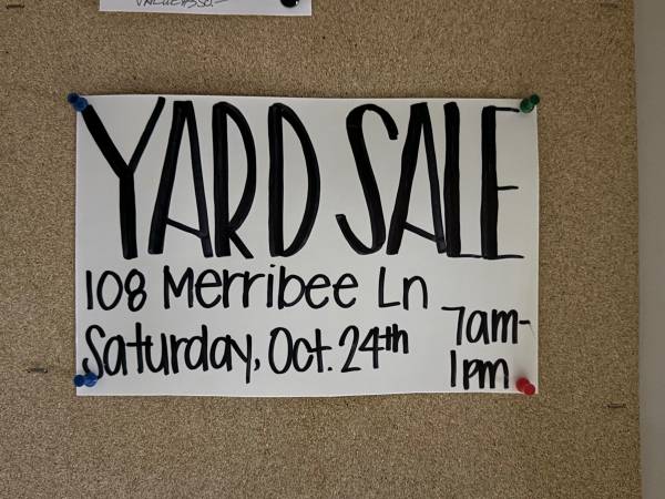 Moving Yard Sale 1