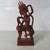 Dancing Apsara Celestial Female Spirit Hand Crafted Wood Statue 10" 1 thumbnail