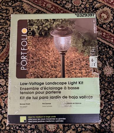 Portfolio landscape light kit pack of 6 plus one single light 1