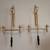 Pair vintage brass candelabras 1 thumbnail