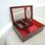 Jewelry Box Sturdy Plastic Marbled Lid Hinged Compartment + 2 Mirrors 1 thumbnail