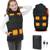 Heated Waterproof and Windproof Vest with 9 TPU Heating Pads, 3 Temp. 3 thumbnail