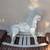 Kids White Wooden Rocking Horse 6 thumbnail