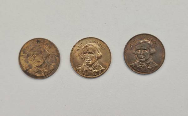 Kit Carson Bronze Token X3 1