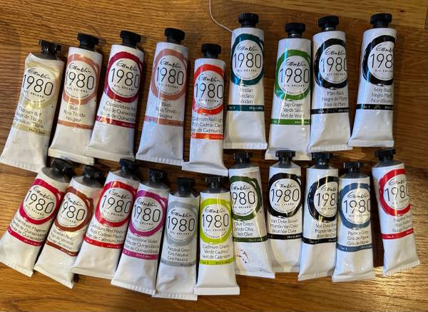 gamblin 1980 oil paint tubes 1