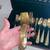 Gold Tone Silverware Flatware Service For 12 Plus Server Set &Wood Box 13 thumbnail