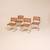 IG @360lifestylee | Vintage Cesca Cane Gold Metal 4 Chairs Set 1 thumbnail