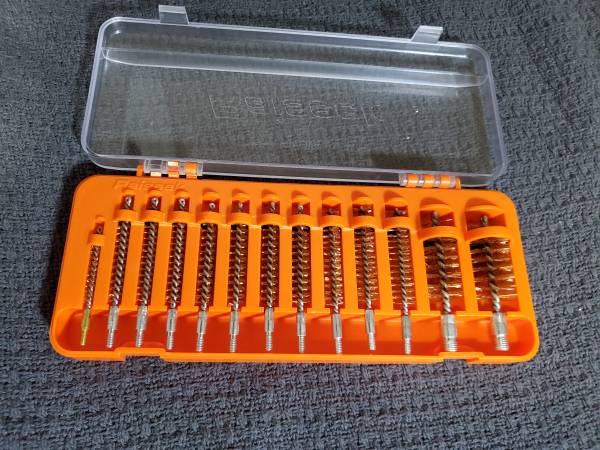 Gun Barrel Cleaning Wire Brush Set, NEW, (no rod) 1