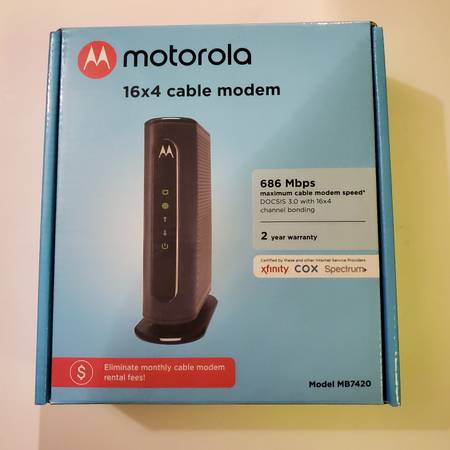 MOTOROLA Cable Modem, MB7420 1