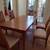 Oak dining table with 6 matching chairs 4 thumbnail