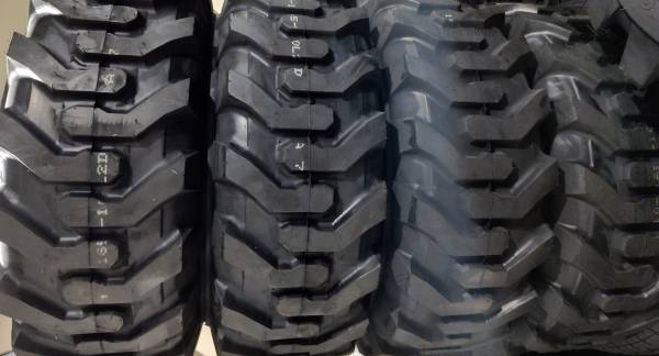 4 New heavy duty 10-16.5 load range E 10 ply skid steer tires 1