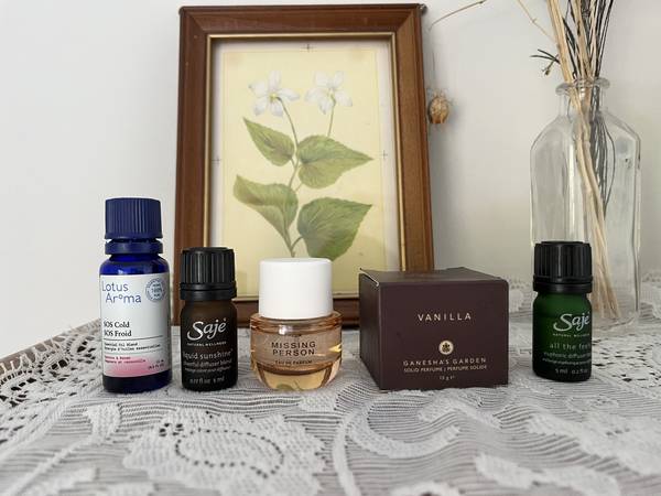 assorted perfumes/essential oils 1