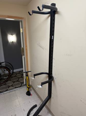 Standing / wall supported double bike rack - $50 (Reston)63470992044673120