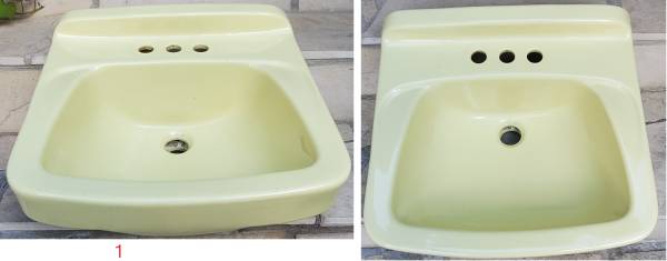Yellow Vanity Sink 1