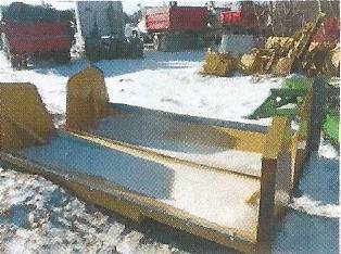 Homemade 10' Snow PUsher for Skid Steer - Item # H1130 1