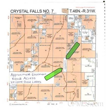 $100,000 160 Acres Surrounded by private forestry land MLS 50174870 (Crystal Falls)64151610067841122