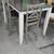 5 piece gray and cream dining room set set 2 thumbnail