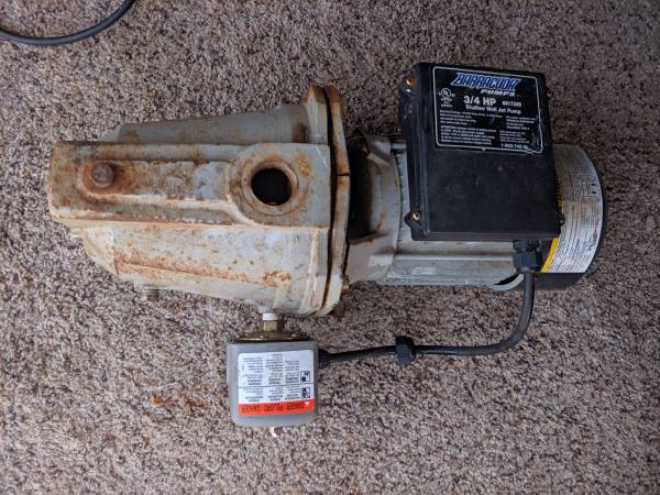 Free scrap metal. Jet pump. Barracuda 3/4 HP shallow well 6917345 1