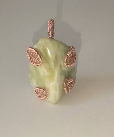 Wire Wrapped Stone Pendent 1