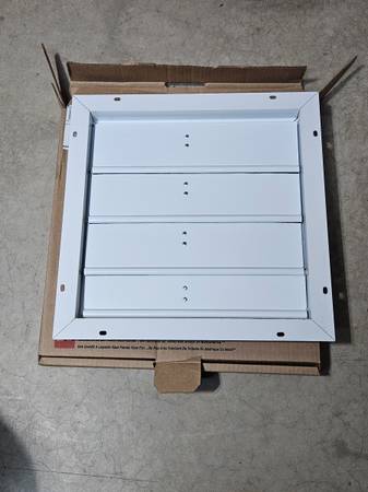 20" Master Flow Automatic Gable Mount Fan Shutter 1