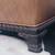 Rare Mid century custom faux Leather studded chair and ottoman 6 thumbnail