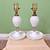 Vintage Milk Glass Hobnail Lamps, Pair 1 thumbnail