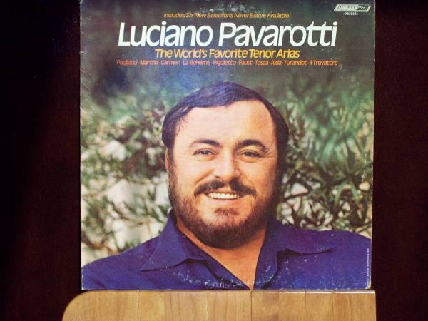 excellent condition LUCIANO PAVAROTTI ARIA london/decca label 1973 1