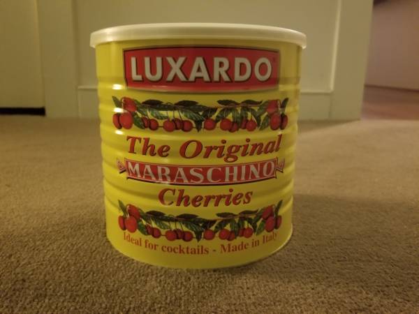 LUXARDO Cherries, Large Can, Original Maraschino Cherries - 3 kg 1