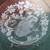 Beautiful Christmas Santa 15" Crystal Cake Plate 2 thumbnail