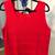 Ladies Tank Tops, Black, Red, & White, Size L 3 thumbnail