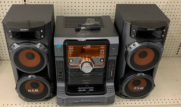 Sony LBT-ZX6 Mini Hi-Fi System With Speakers, Total 560 Watts