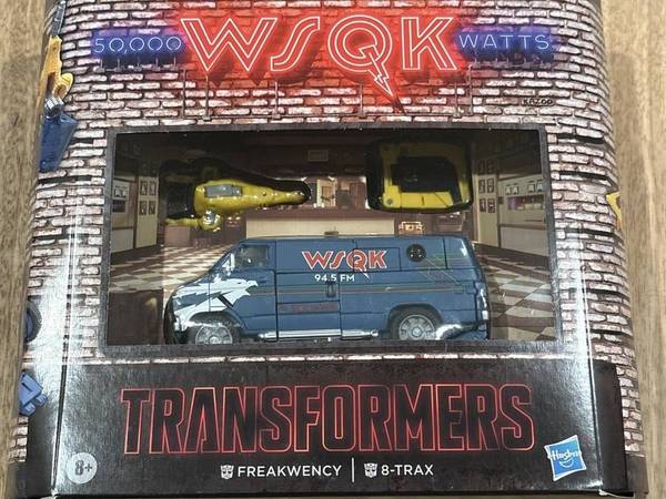 Transformers Stranger Things Freakwency 8 Trax Action Figures 1