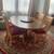 Solid Wood Dining Table Set – Round or Oval – 5 Chairs Included 2 thumbnail