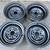 Four Chevy car 14x6 in drum brake steelies Olds, Buick, pontiac 1 thumbnail