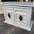 Thomasville Light Gray Distressed Drop Leaf  Sideboard 1 thumbnail