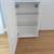 IKEA White Wall Mount Bathroom Cabinet with glass shelves 2 thumbnail