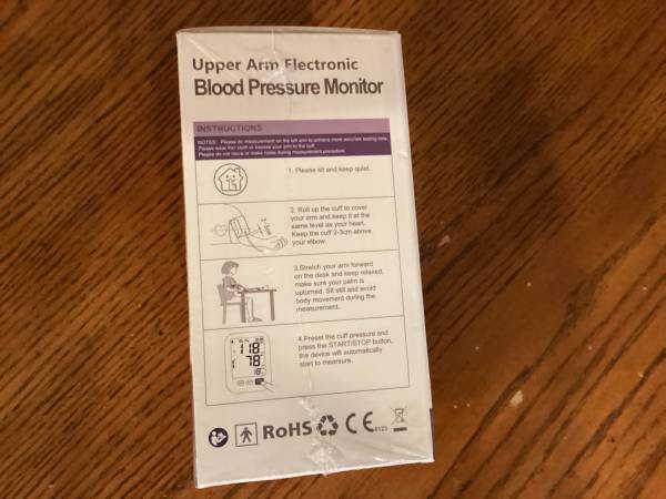 Blood Pressure Monitor  NEW IN THE BOX - $15 (Kodak Tn)62969134403843122