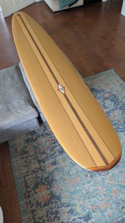 9'2 Surfboard Hap Jacobs surftech new longboard - sporting goods