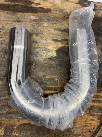 3 inch exhaust pipe 180 degree bend 1