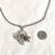 Brand new sterling silver pendant with lots of gemstones with necklace 4 thumbnail