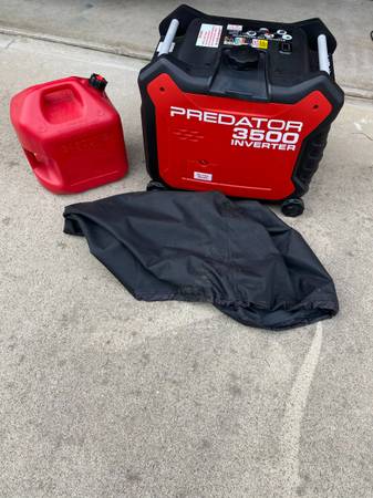 Predator 3500 Gas Generator Like New! 1