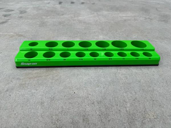 Snap On Tools SAE Socket Tray Magnetic Organizer 1/2” Drive Snap-On  Also have 1